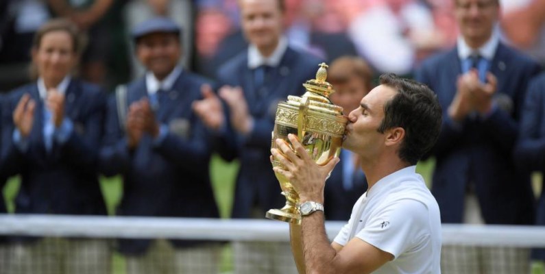 Roger Federer conquistó su octavo Wimbledon