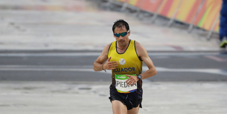 Byron Piedra compitió en los 10.000 metros del Mundial de Atletismo