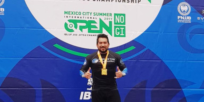 Ecuatoriano logró medalla de oro en torneo internacional de jiu-jitsu