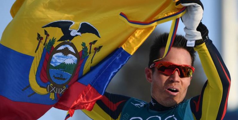 Ecuatoriano Klaus Jungbluth, 112º en 15 km de esquí de fondo en Juegos de Invierno de Pyeongchang 2018